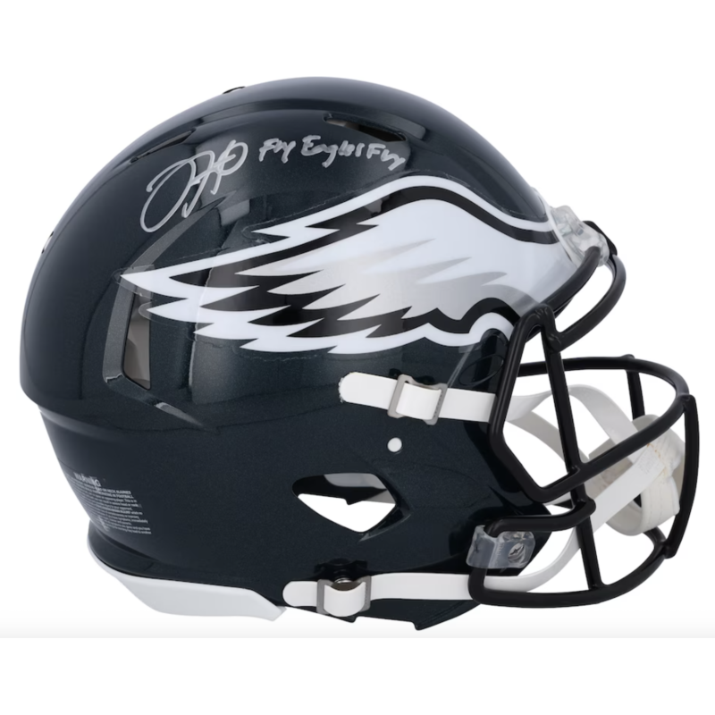 Jalen Hurts Autographed "Fly Eagles Fly" Authentic Speed Helmet Fanatics