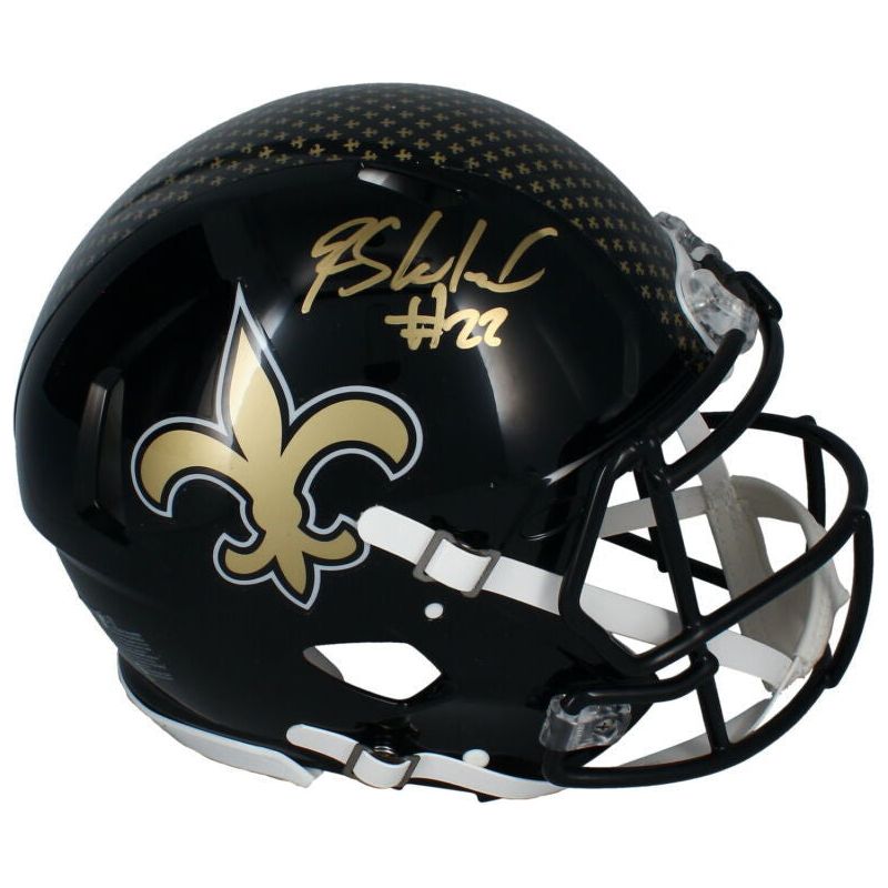 Rashid Shaheed Autographed New Orleans Saints Alternate Speed Authentic Helmet Beckett