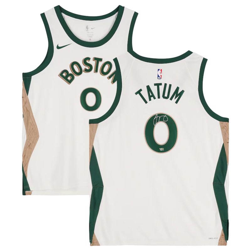 Jayson Tatum Autographed Boston Celtics 2023-24 Swingman City Edition Jersey Fanatics