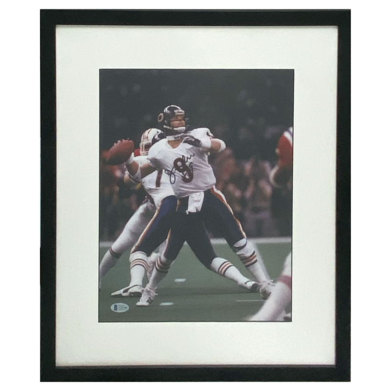 Jim McMahon Autographed Chicago Bears 11" x 14" Photograph Beckett