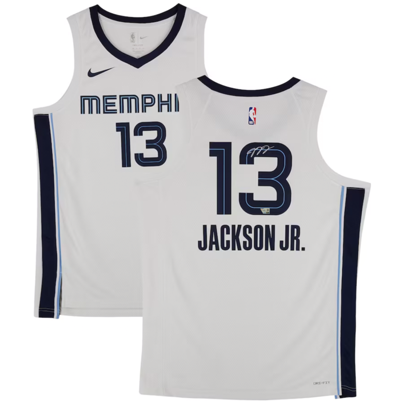Jaren Jackson Jr. Autographed Memphis Grizzlies Nike Assoc. Ed. Swingman Jersey Fanatics