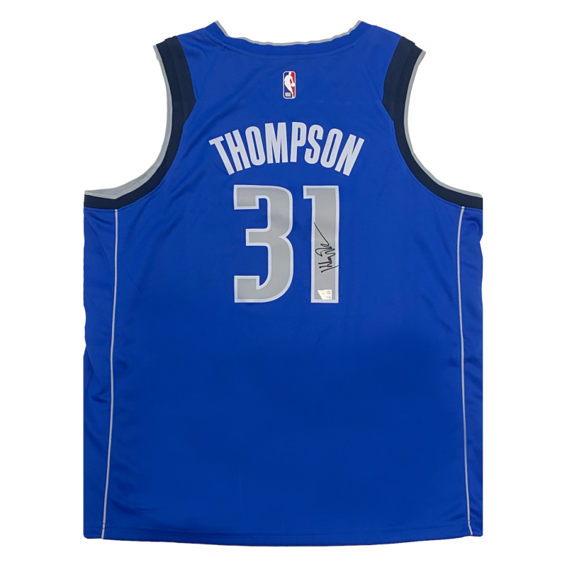 Klay Thompson Autographed Dallas Mavericks Nike Royal Blue Icon Edition Jersey Fanatics