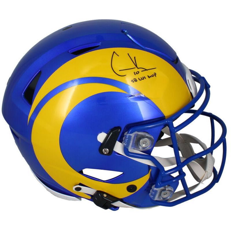 Cooper Kupp Autographed "SB LVI MVP" Rams SpeedFlex Helmet Fanatics