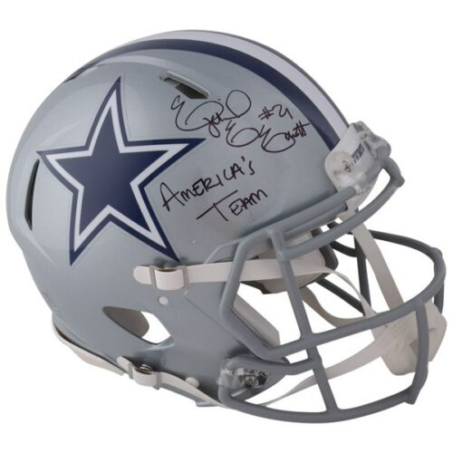EZEKIEL ELLIOTT Autographed Dallas Cowboys "Americas Team" Authentic Speed Helmet FANATICS