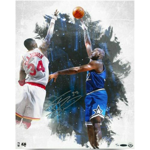 SHAQUILLE O'NEAL 'SHAQ' Orlando Magic Signed "Baby Hook" 16 x 20 Photo UDA LE 32/32