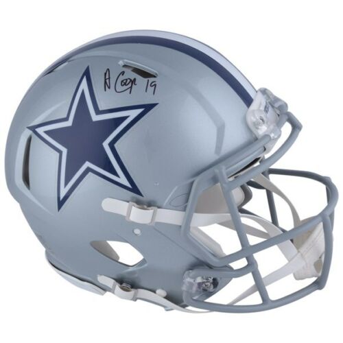 AMARI COOPER Autographed Dallas Cowboys Full Size Authentic Speed Helmet FANATICS