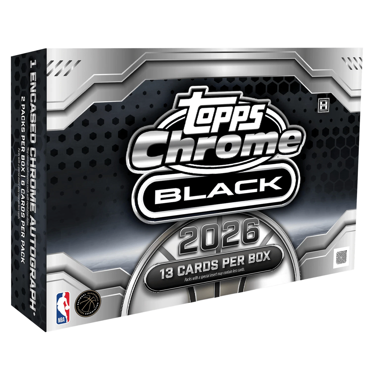 2025-26 Topps Chrome Black NBA Basketball Hobby Box Factory Sealed ENCASED AUTO
