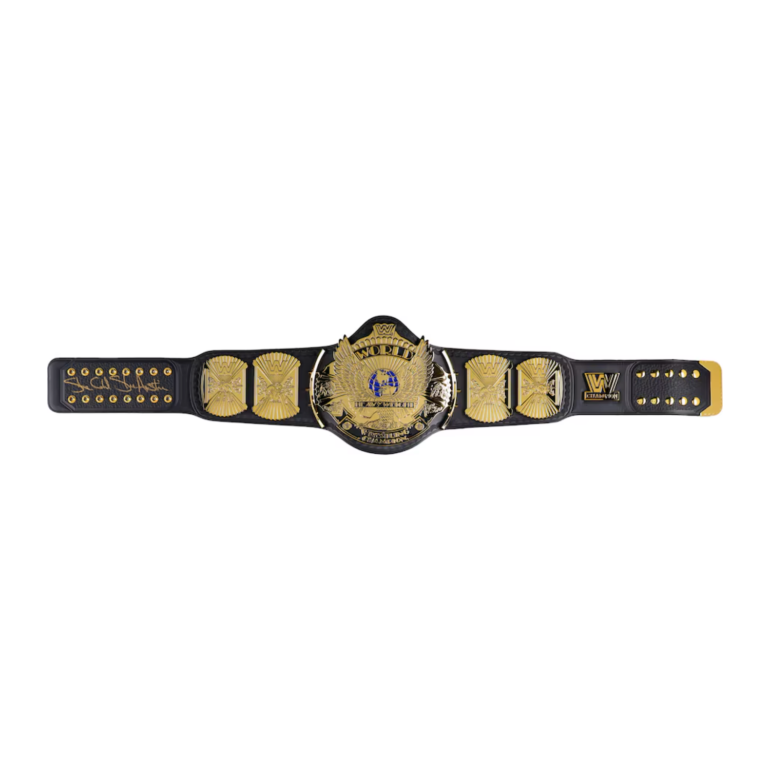 Stone Cold Steve Austin Autographed WWE "Winged Eagle"Championship Belt Fanatics