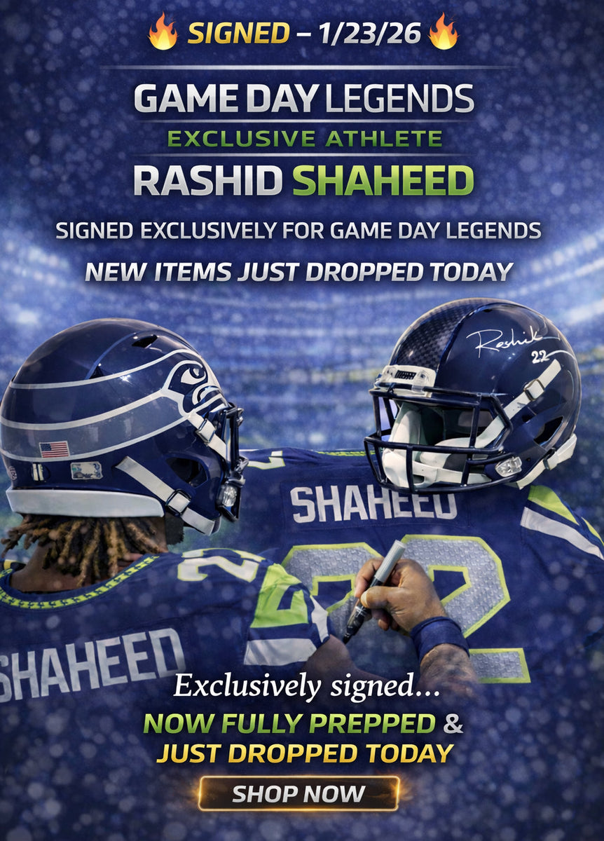 JUST DROPPED ... Game Day Legends Exclusive: Rashid Shaheed _ Autograp