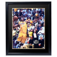 KOBE BRYANT Autographed Lakers B2B Framed 16" x 20" Photograph UDA LE 64/208
