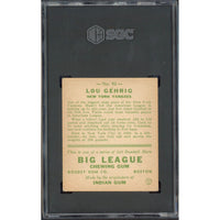 1933 Goudey Lou Gehrig #92 SGC VG/EX 4