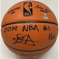 DEANDRE AYTON Phoenix Suns Autographed 2018 NBA #1 Pick Basketball GDL LE 18/22