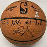 DEANDRE AYTON Autographed Phoenix Suns 2018 NBA #1 Pick Authentic Basketball GDL LE 1/22