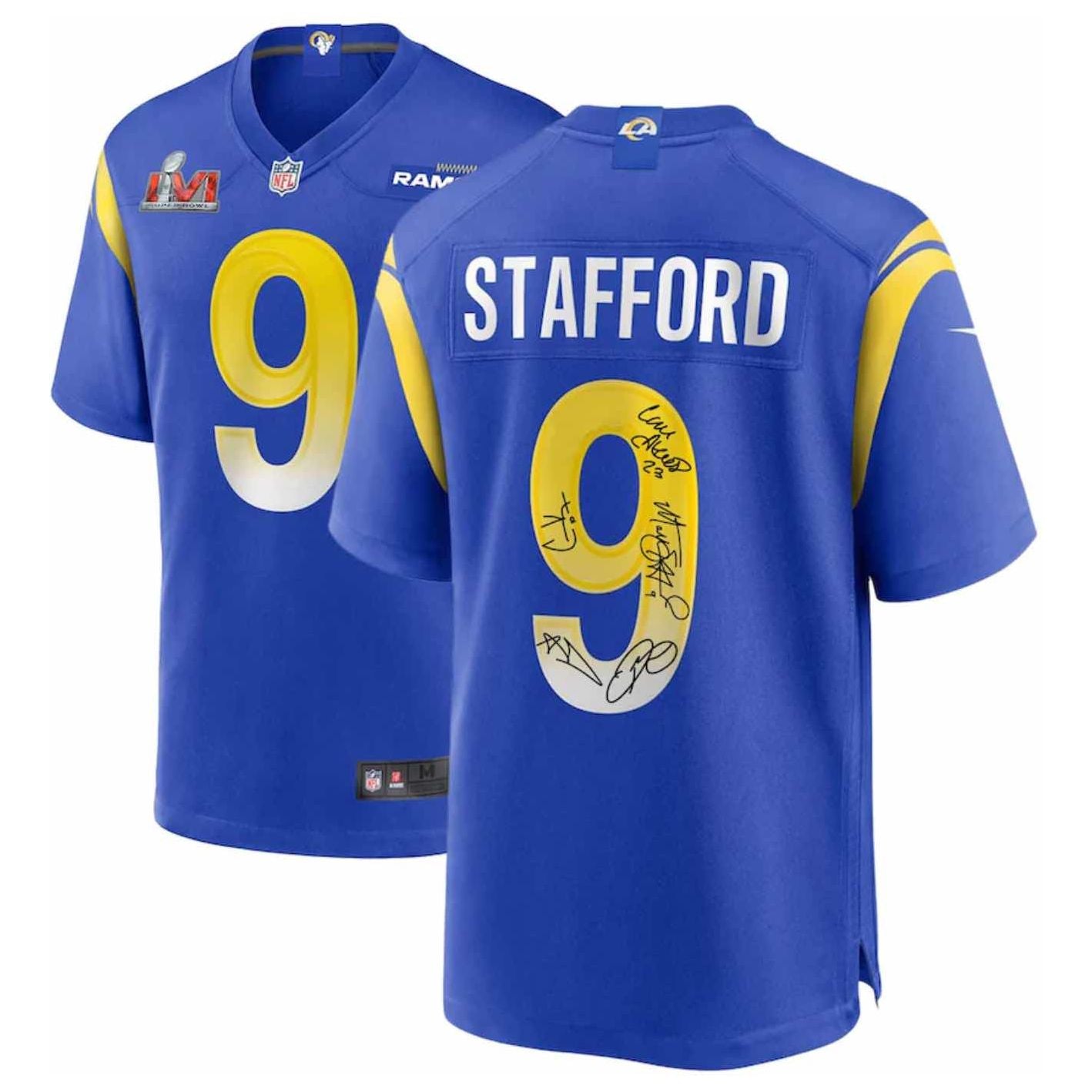 LOS ANGELES Super Bowl LVI Champions Autographed Los Angeles Rams Nike Game Jersey with "SB LVI MVP" Inscription FANATICS