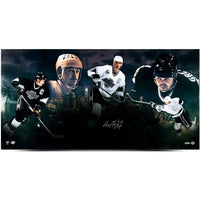 WAYNE GRETZKY Autographed Los Angeles Kings “City of Dreams” 36x18 Photo UDA