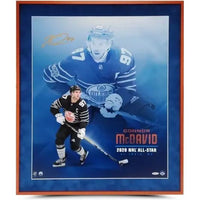 CONNOR MCDAVID Autographed & Framed “2020 All-Star” 20x24 Photo UDA
