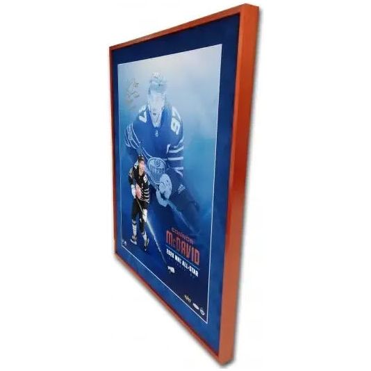 CONNOR MCDAVID Autographed & Inscribed Framed “2020 All-Star” 20x24 Photo UDA