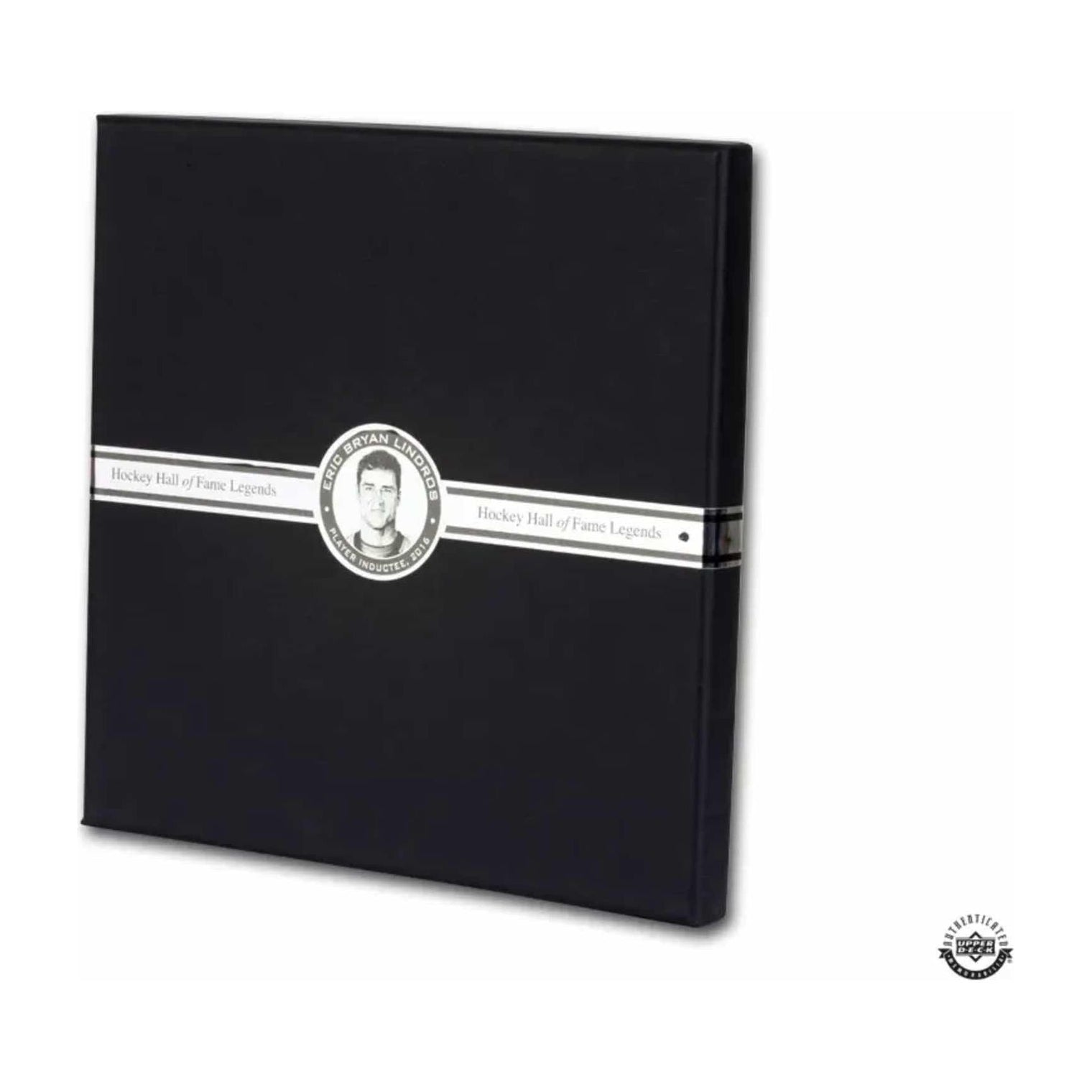 ERIC LINDROS Autographed & Inscribed “Hockey Hall of Fame” 9x9 Plaque UDA