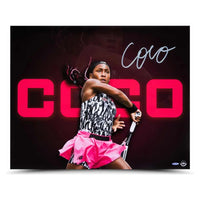 COCO GAUFF Autographed “Call Me Coco” 20x16 Photo UDA