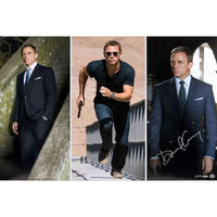 DANIEL CRAIG Autographed “Quantum Of Solace V2” 36x24 photo UDA