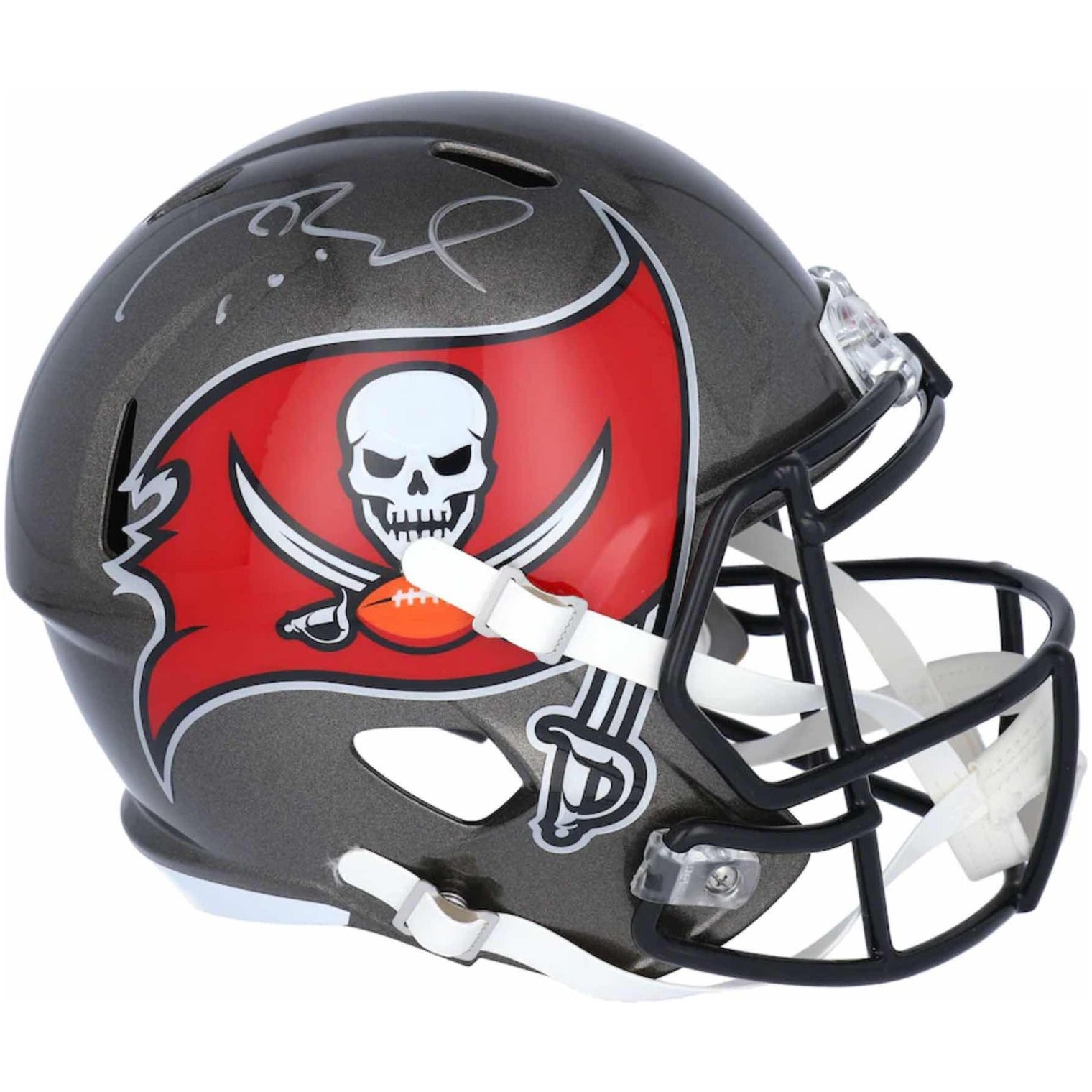 TOM BRADY Autographed Tampa Bay Buccaneers Authentic Speed Helmet FANATICS