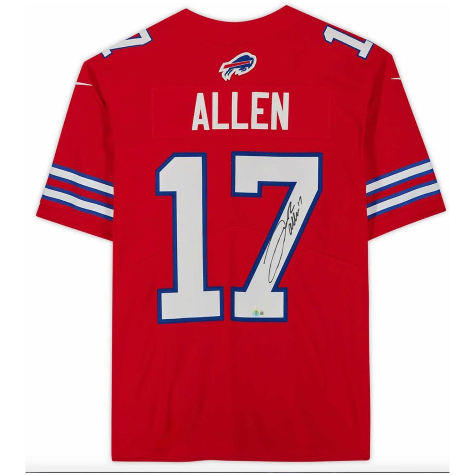 Josh Allen Autographed Buffalo Bills Nike F.U.S.E. Red Limited Jersey Beckett
