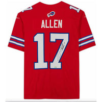 Josh Allen Autographed Buffalo Bills Nike F.U.S.E. Red Limited Jersey Beckett