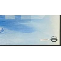 Connor McDavid Autographed Edmonton Oilers "Fire Speed"  16" x 30" Framed 12" x 26" Photo UDA