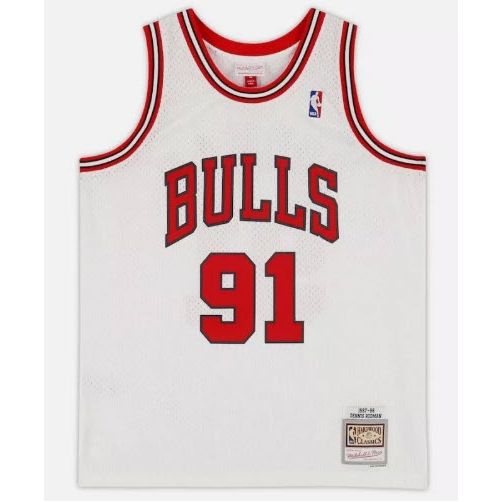Dennis Rodman Autographed Chicago Bulls Mitchell & Ness Jersey Fanatics