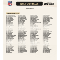 2026 Under Wraps Autographed NFL Football (Brady, Burrow, Mendoza) Fanatics