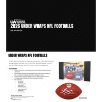 2026 Under Wraps Autographed NFL Football (Brady, Burrow, Mendoza) Fanatics