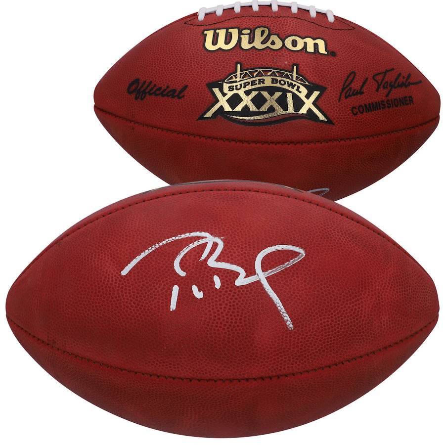TOM BRADY Autographed New England Patriots Super Bowl XXXIX Pro Football FANATICS