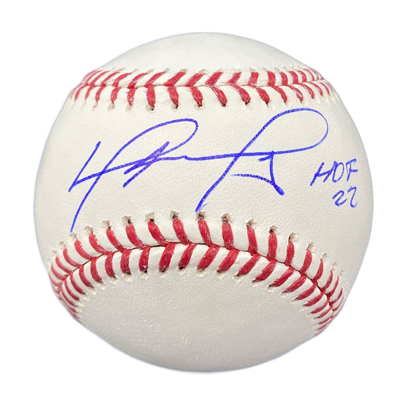 DAVID ORTIZ Boston Red Sox Autographed Baseball with "HOF 22" Inscription FANATICS