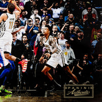 TRAE YOUNG Autographed Atlanta Hawks "Game Winner" 16" x 20" Photo PANINI LE 111