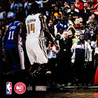 TRAE YOUNG Autographed Atlanta Hawks "Game Winner" 16" x 20" Photo PANINI LE 111