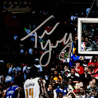 TRAE YOUNG Autographed Atlanta Hawks "Game Winner" 16" x 20" Photo PANINI LE 111