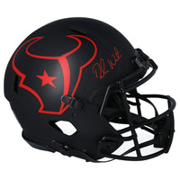 DESHAUN WATSON Autographed Houston Texans Eclipse Authentic Speed Helmet FANATICS
