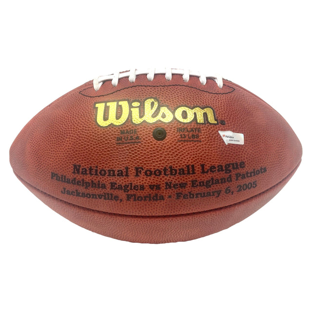 TOM BRADY Autographed New England Patriots Super Bowl XLIX Pro Football FANATICS