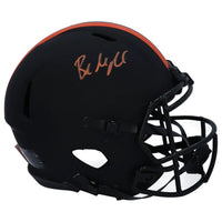 BAKER MAYFIELD Autographed Cleveland Browns Eclipse Speed Authentic Helmet FANATICS