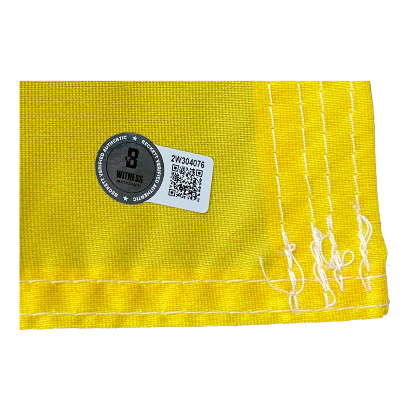 Kyren Williams Autographed Los Angeles Rams Stars & Stripes 3' x 5' Flag Beckett