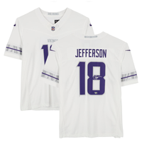 Justin Jefferson Autographed Vikings White Nike Vapor F.U.S.E. Jersey Fanatics