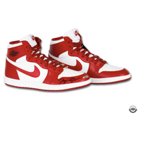 Michael Jordan Autographed Nike 1 Retro 1985 New Beginnings Shoes UDA