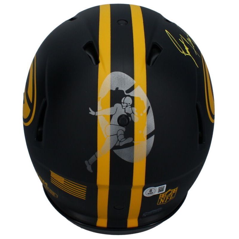 Brett Favre Autographed Packers Custom FSM Painted Alt. Speed Helmet Beckett