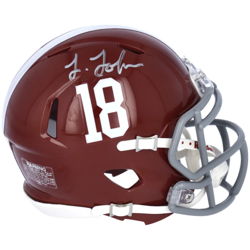 Josh Jobe Autographed Alabama Crimson Tide Mini Speed Helmet Fanatics