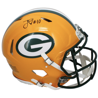 Jordan Love Autographed Green Bay Packers Authentic Speed Helmet Beckett