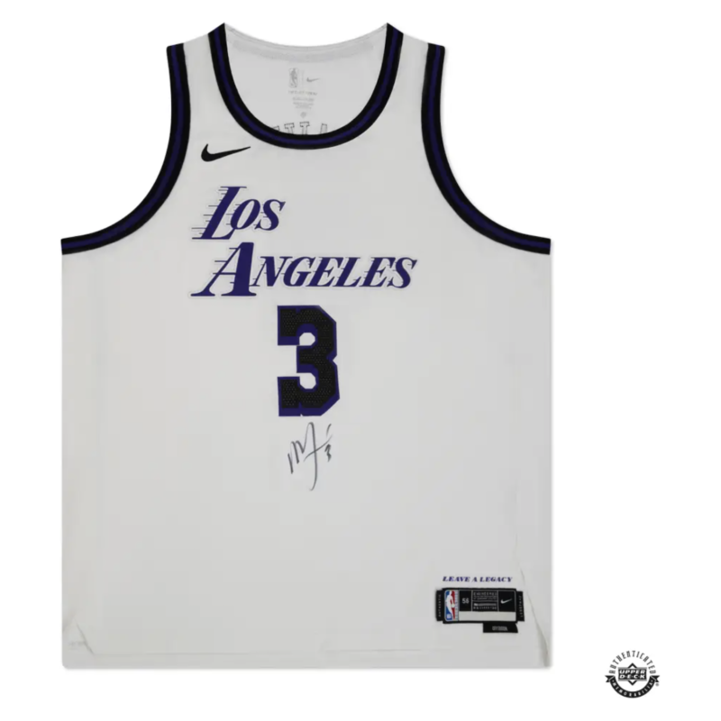Anthony Davis Autographed 22-23 Los Angeles Lakers City Ed. Authentic Nike Jersey UDA