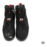 Michael Jordan Autographed Chicago Bulls Nike 8 Retro 'Playoffs' 2023 Shoes UDA LE 23