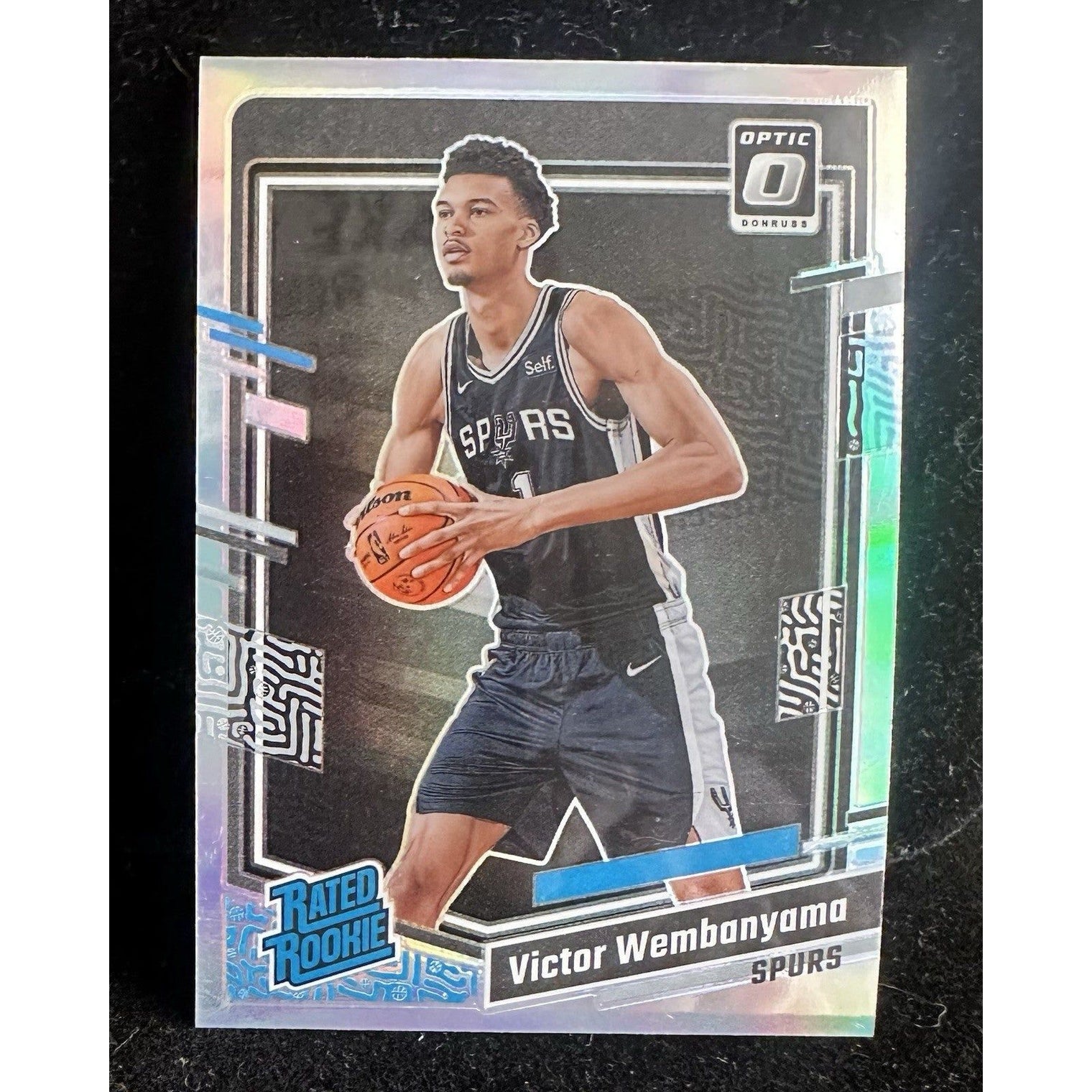 2023-24 Panini Donruss Optic - Rated Rookie Victor Wembanyama Spurs #225 Holo Prizm...