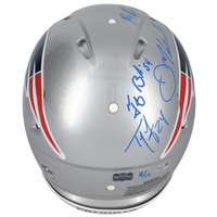 Tom Brady, Gronkowski, Edelman +4 Signed New England Patriots Speed Helmet Fanatics LE 8/12