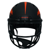 Bo Nix Autographed Denver Broncos Eclipse Full Size Speed Helmet Beckett